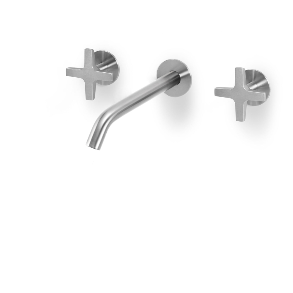 Miscelatore a parete per lavabo