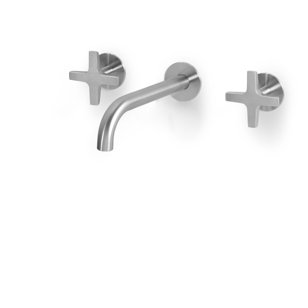 Wall-mounted mixer for basin