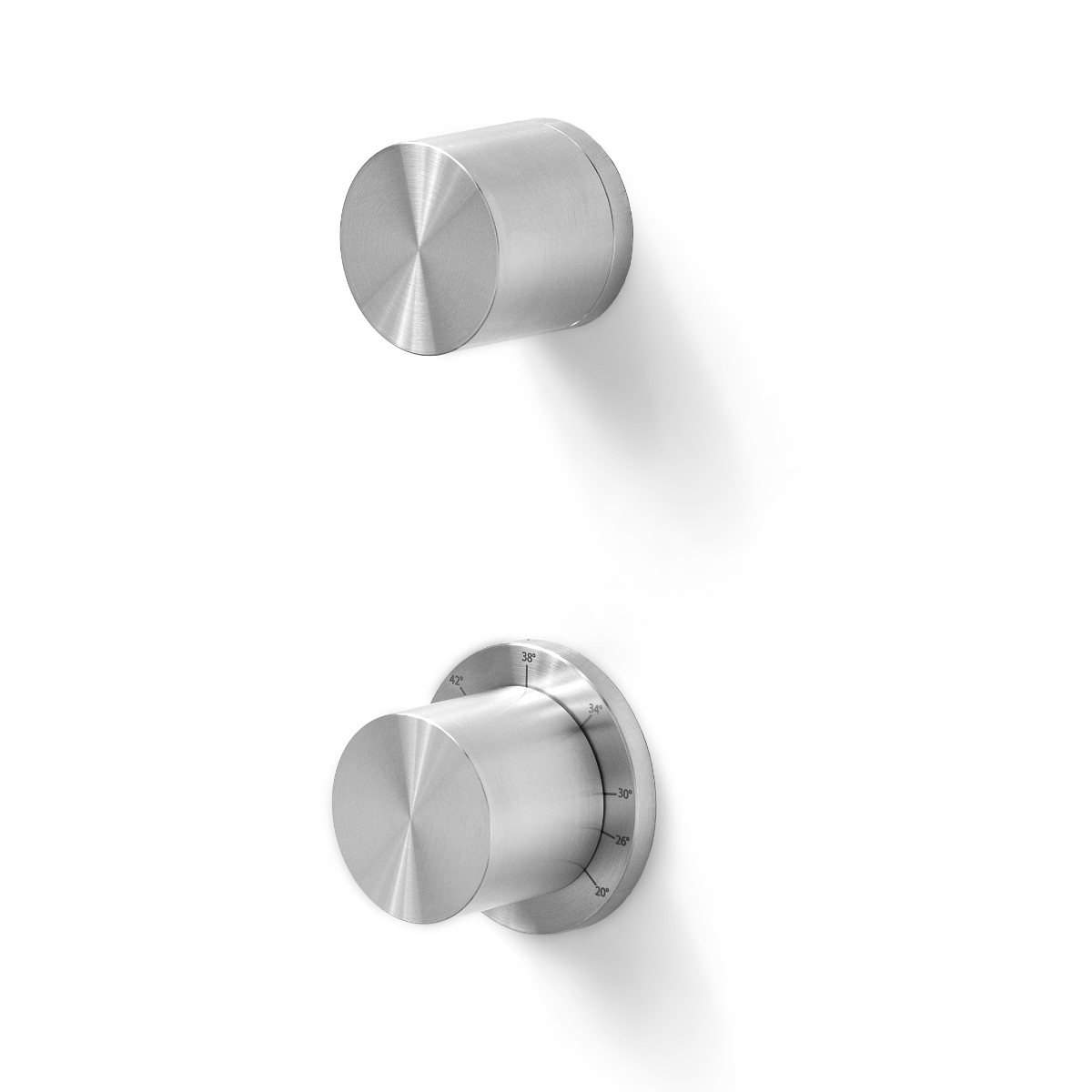 Miscelatore termostatico con 1 rubinetto apri/chiudi