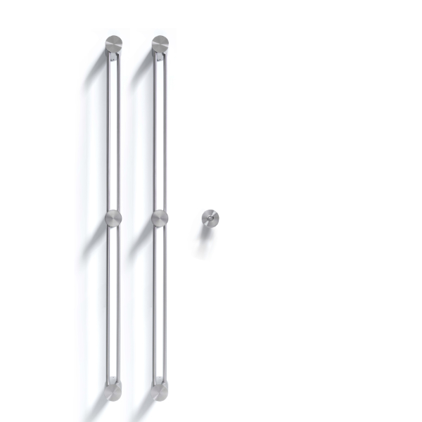 Scaldasalviette elettrico L.1140 mm con interrutore remoto