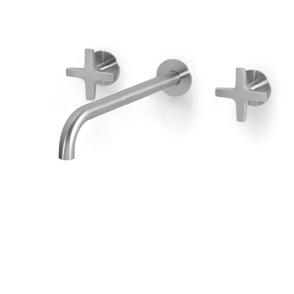 Wall-mounted mixer for basin
