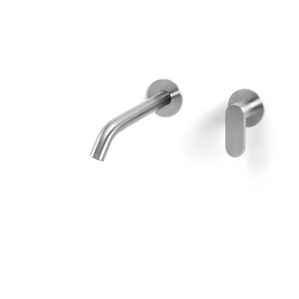 Miscelatore a parete per lavabo