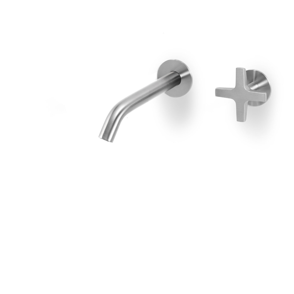 Miscelatore a parete per lavabo