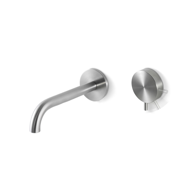 Miscelatore a parete per lavabo