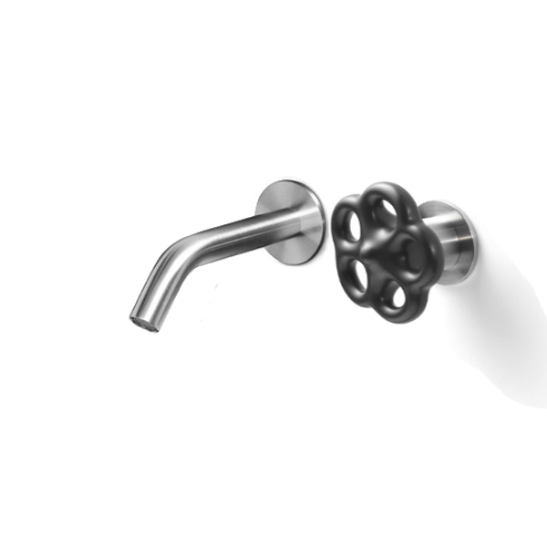 Miscelatore a parete per lavabo