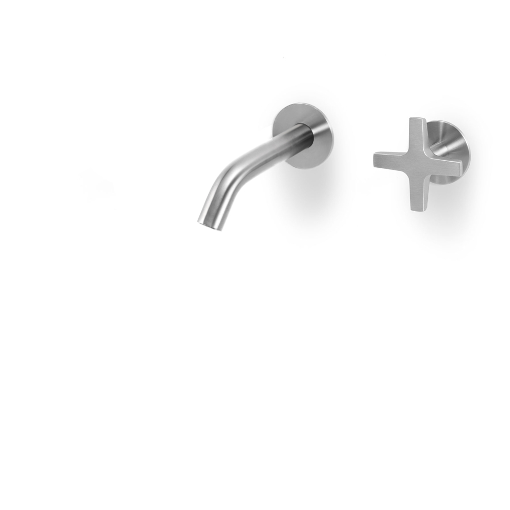 Miscelatore a parete per lavabo