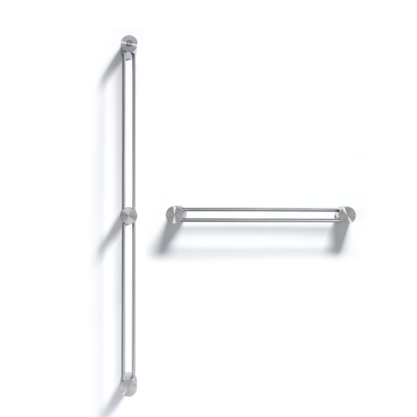Scaldasalviette elettrico L.600 mm e L.1140 mm con interruttore