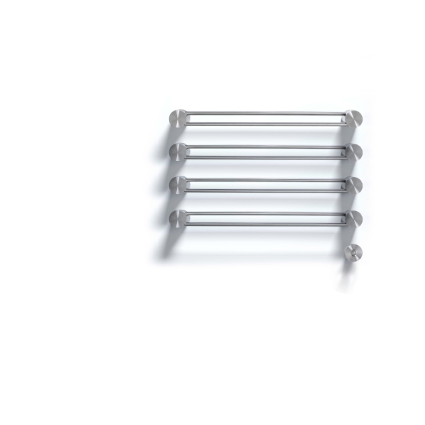 Scaldasalviette elettrico L.600 mm con interrutore remoto