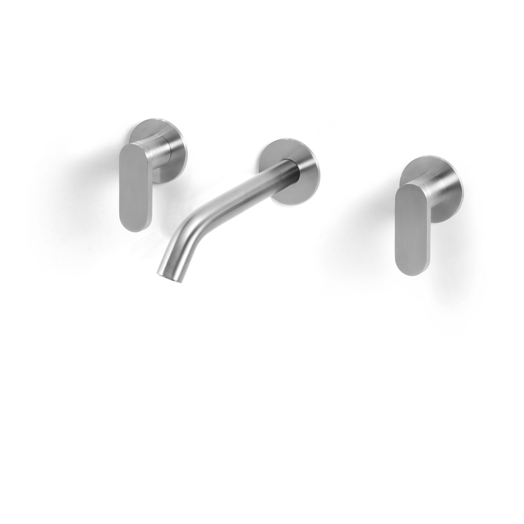 Wall-mounted mixer for basin