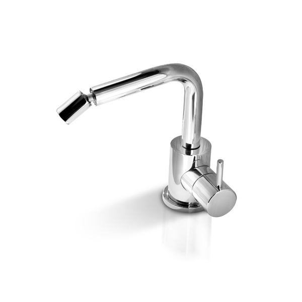 Miscelatore bidet con canna orientabile