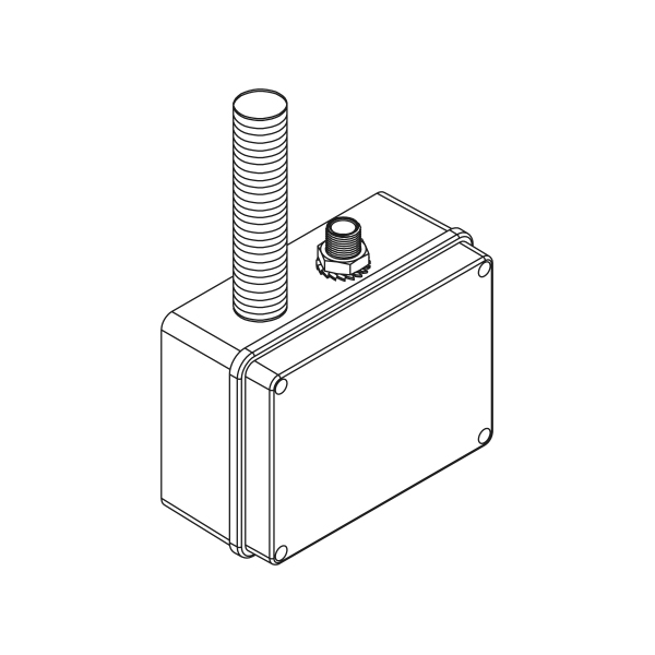 Built-in part for infrared with battery and solenoid valve