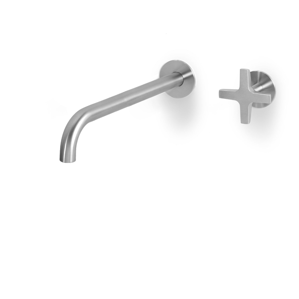 Miscelatore a parete per lavabo