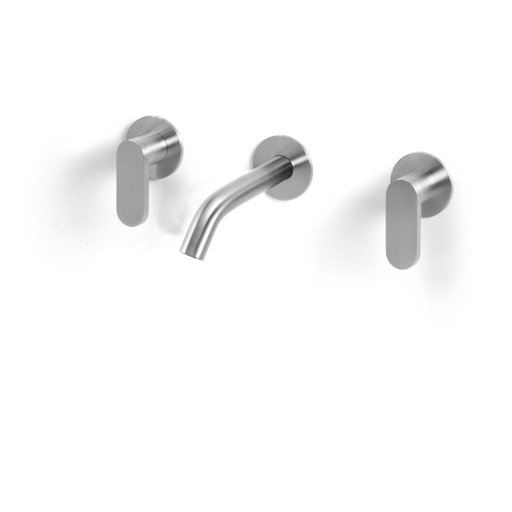 Wall-mounted mixer for basin