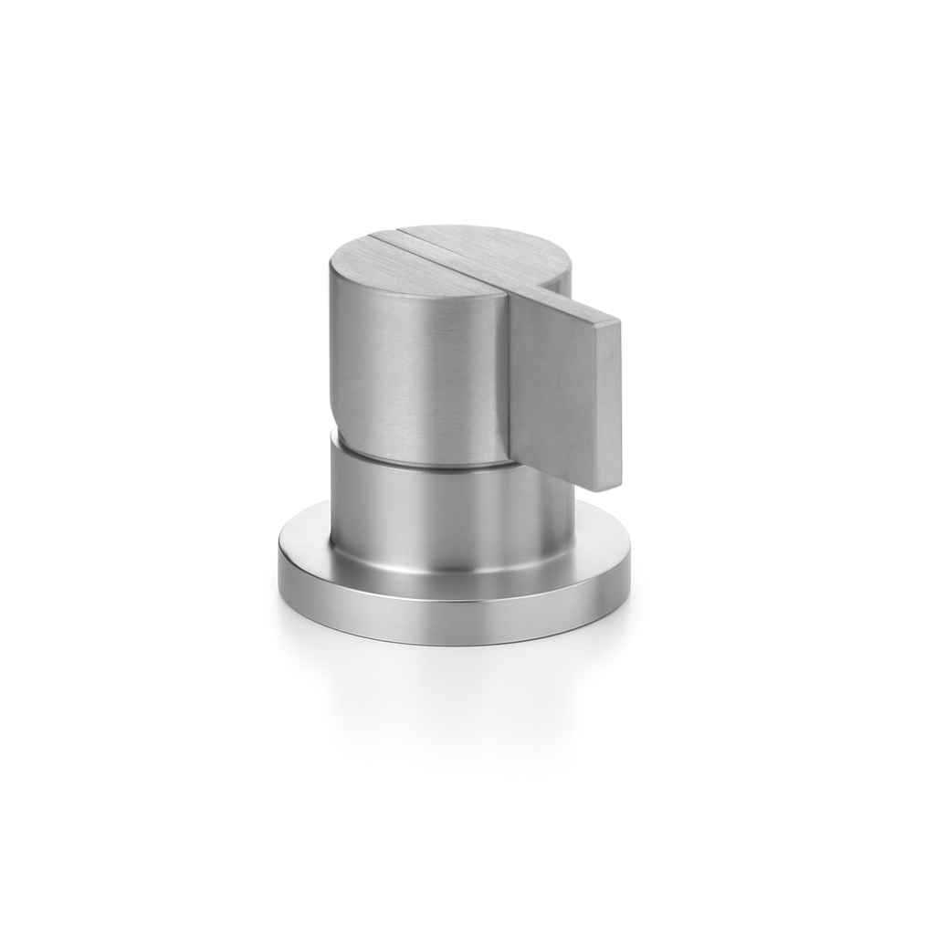 Top mounted mono-control mixer for bathtub