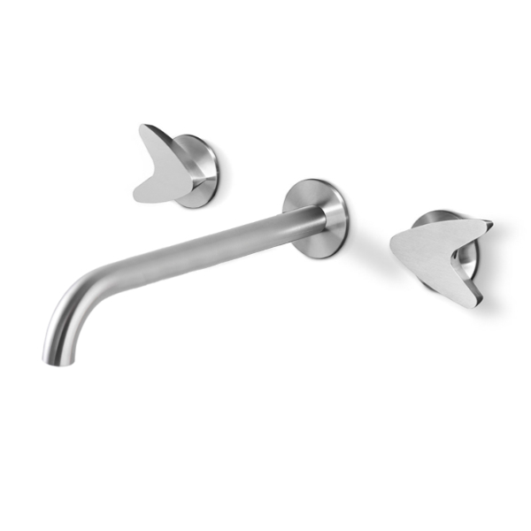 Miscelatore a parete per lavabo