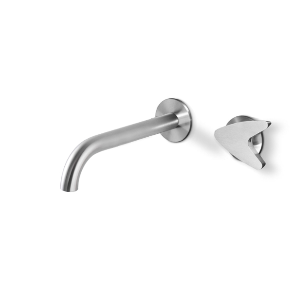Miscelatore a parete per lavabo